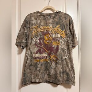 😈 Hollister Camouflage ASU Arizona State Sun devils Forks Up Unisex Tee 😈